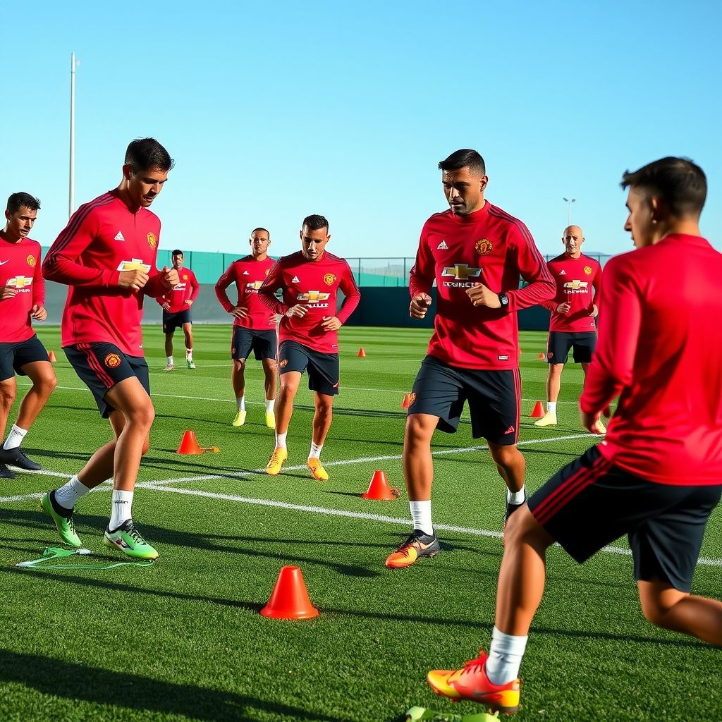 米兰体育在线-曼联体能训练升级，备战蒙特雷半决赛
